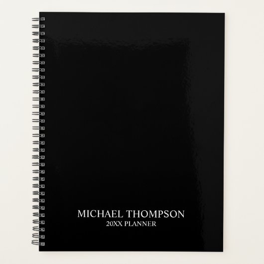 プロフェッショナル白黒 プランナー手帳 (正面)