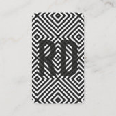 プロフェッショナル白黒 名刺 (裏面)