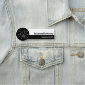 プロフェッショナル白黒Helloスクリプト 名札 (インサイチュ)