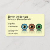 プロフェッショナル眼球検眼用名刺 名刺 (正面)