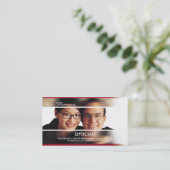 プロフェッショナル眼鏡オプティシャンの名刺 名刺 (スタンド正面)