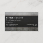 プロフェッショナル石綿除去名刺 名刺 (裏面)