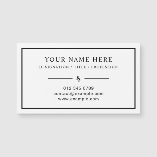 プロフェッショナル磁気カードデザイン (正面)