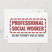 プロフェッショナル社会福祉士 ポストカード (正面/裏面)