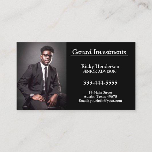 プロフェッショナル社員の写真 名刺 (正面)