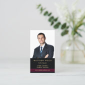 プロフェッショナル社員ポートレートフォト名刺 名刺 (スタンド正面)