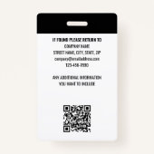 プロフェッショナル社員IDフォトロゴ赤 バッジ (裏面)