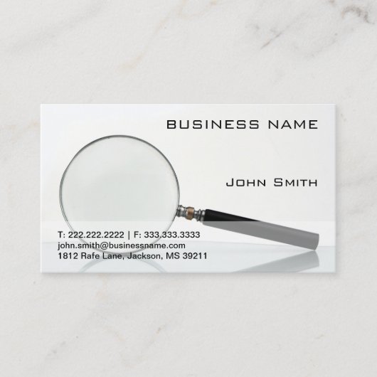 プロフェッショナル私立探偵 名刺 (正面)