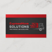 プロフェッショナル移動サービス – 再配置 名刺 (正面)