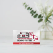 プロフェッショナル移動サービス – 再配置 名刺 (スタンド正面)