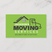 プロフェッショナル移動サービス – 再配置 名刺 (正面)