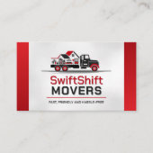 プロフェッショナル移動サービス – 再配置 名刺 (正面)