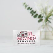プロフェッショナル移動サービス – 再配置 名刺 (スタンド正面)