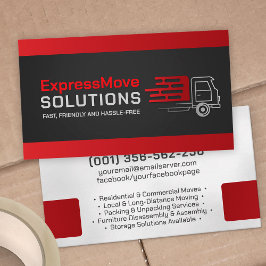 プロフェッショナル移動サービス – 再配置 名刺