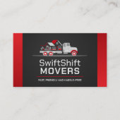 プロフェッショナル移動サービス – 再配置 名刺 (正面)