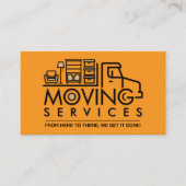 プロフェッショナル移動サービス – 再配置 名刺 (正面)
