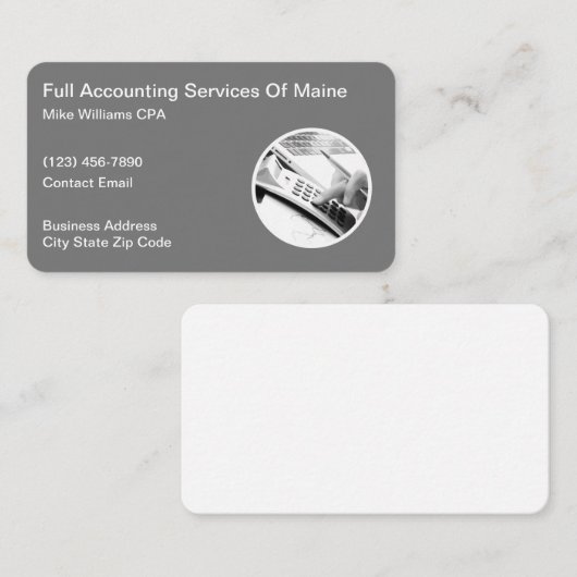 プロフェッショナル税理士名刺 名刺 (正面/裏面)