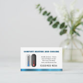 プロフェッショナル空調暖房 名刺 (スタンド正面)