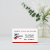 プロフェッショナル空調暖房 名刺 (スタンド正面)