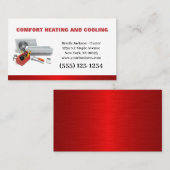 プロフェッショナル空調暖房 名刺 (正面/裏面)