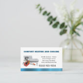 プロフェッショナル空調暖房 名刺 (スタンド正面)