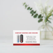 プロフェッショナル空調暖房 名刺 (スタンド正面)