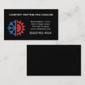 プロフェッショナル空調暖房 名刺 (正面/裏面)