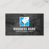 プロフェッショナル窓清掃サービスの黒板 名刺 (正面)