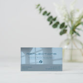 プロフェッショナル窓清掃サービスビジネスカー 名刺 (スタンド正面)