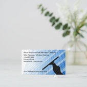 プロフェッショナル窓清掃室及び住宅 名刺 (スタンド正面)