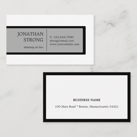 プロフェッショナル箱 名刺 (正面/裏面)