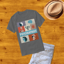 プロフェッショナル精神科医アイコニック設計 Tシャツ