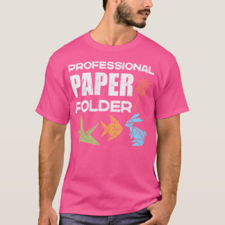 プロフェッショナル紙フォルダー折り紙マスター日本の Tシャツ