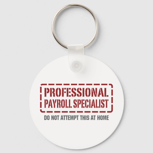 プロフェッショナル給与スペシャリスト キーホルダー (正面)