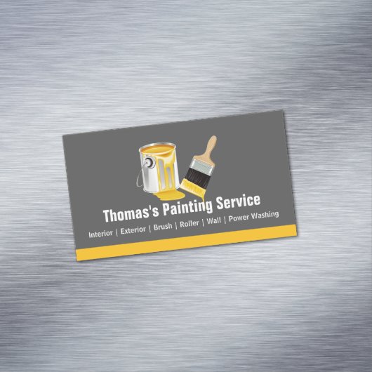 プロフェッショナル絵を描のサービスペインター絵を描ブラシ マグネット名刺 (インサイチュ)