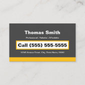 プロフェッショナル絵を描のサービスペインター絵を描ブラシ 名刺 (裏面)