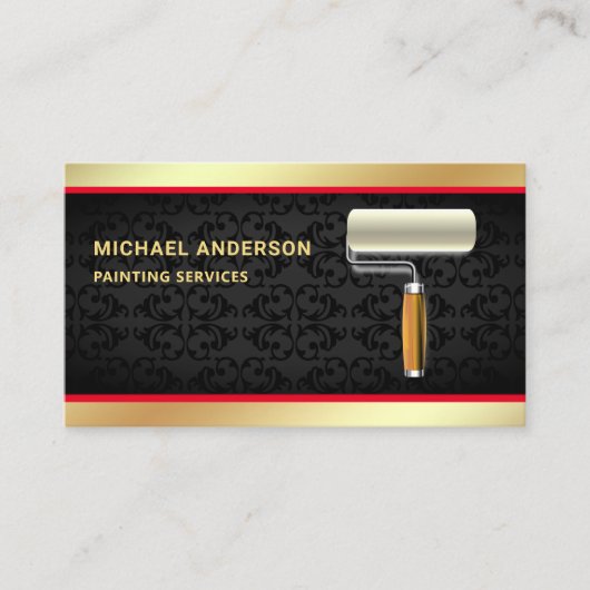 プロフェッショナル絵を描のサービス絵を描ローラ画家 名刺 (正面)