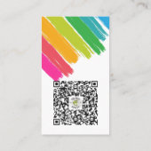 プロフェッショナル絵を描ズと飾その使い 名刺 (裏面)