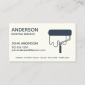 プロフェッショナル絵を描ズインディゴブルーカスタム 名刺 (正面)