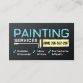 プロフェッショナル絵を描ズサービスハウスペインター 名刺 (正面)