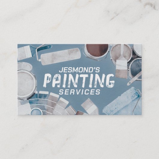 プロフェッショナル絵を描ズサービスハウスペインター 名刺 (正面)