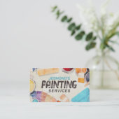 プロフェッショナル絵を描ズサービスハウスペインター 名刺 (スタンド正面)