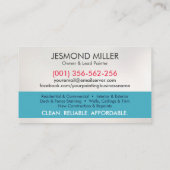 プロフェッショナル絵を描ズサービスハウスペインター 名刺 (裏面)