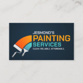 プロフェッショナル絵を描ズサービス – ハウスペインターバス 名刺 (正面)