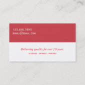 プロフェッショナル絵画の名刺 名刺 (裏面)