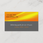 プロフェッショナル絵画の名刺 名刺 (裏面)