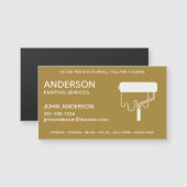 プロフェッショナル絵画の。磁気名刺 (正面/裏面)