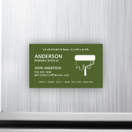 プロフェッショナル絵画の。磁気名刺