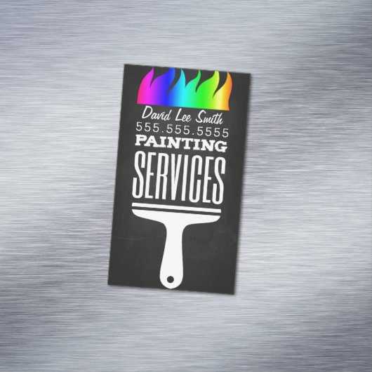 プロフェッショナル絵画サービス マグネット名刺 (インサイチュ)
