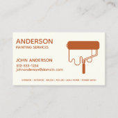 プロフェッショナル絵画ズダークオレンジカスタム 名刺 (正面)